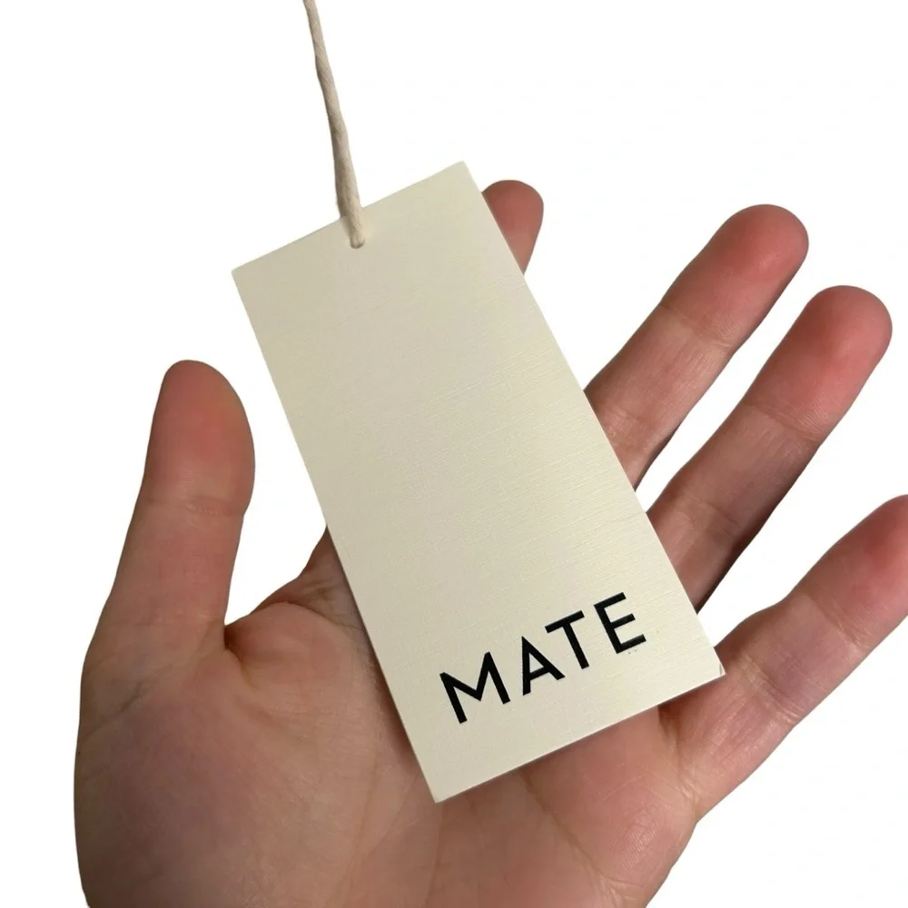 MATE The Label Organic Cotton Heavyweight T- Shirt Bone Dress Clean Size Small - Picture 5 of 8